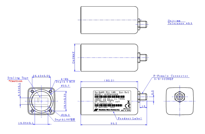 NJR2845DSF Ku-band PLL LNB | VSATPlus