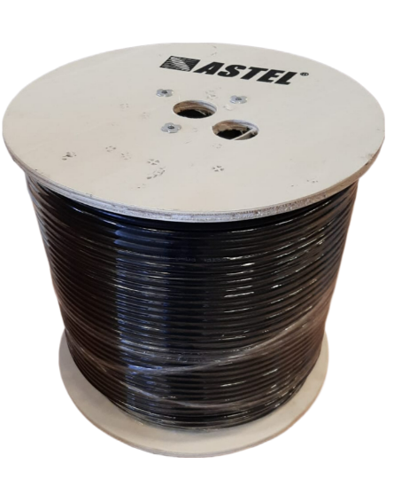 thumbnail image 2 of Phat Satellite 75ft RG-6 Coaxial Cable – Black, Made In USA – UV Resistant, UL ETL CMR Rated, 75 Ohm 2 of 2