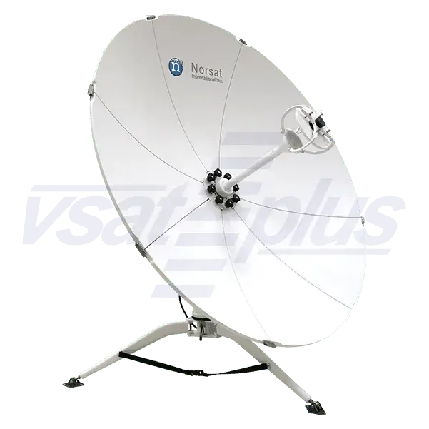 Norsat WFM120KU WAYFARER 1.2m Ku-Band Manual Flyaway Antenna