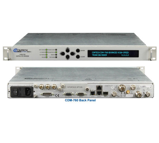 Comtech EF Data CDM-760 Advanced High-Speed Trunking Modem