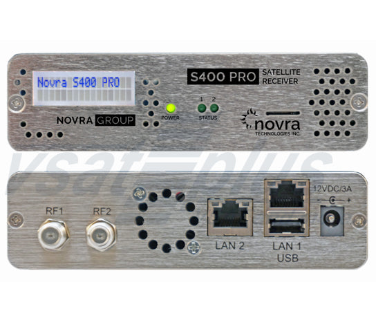 Novra S400 Pro DVB-S2 Satellite IPTV Receiver Router