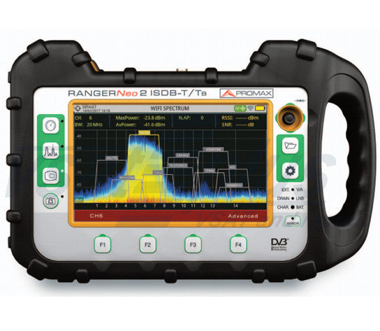 Promax RANGERNeo 2  ISDB-T : Professional TV & Satellite Analyser