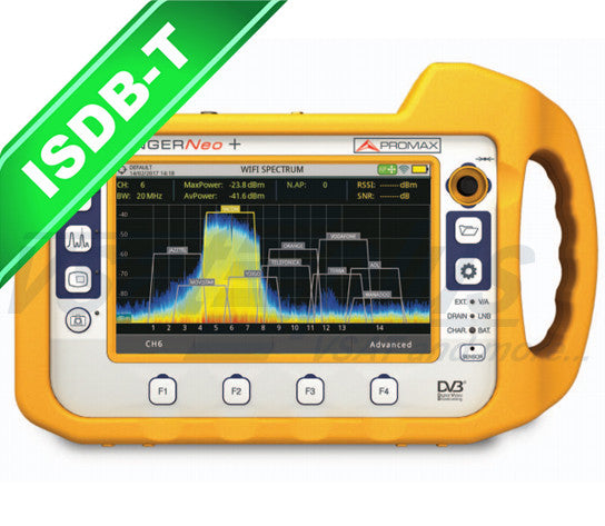 Promax RANGERNeo + ISDB-T: Advanced Multifunction TV & Satellite Analyser