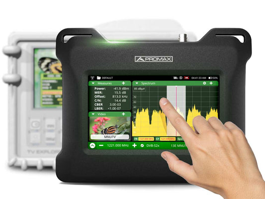 Promax TV EXPLORER NG | Universal TV and Spectrum analyzer