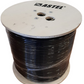 RG6-Coaxial Cable 75 Ohms , 95% CCS Braid Coverage,Black PVC Jacket  305 Meter /Reel