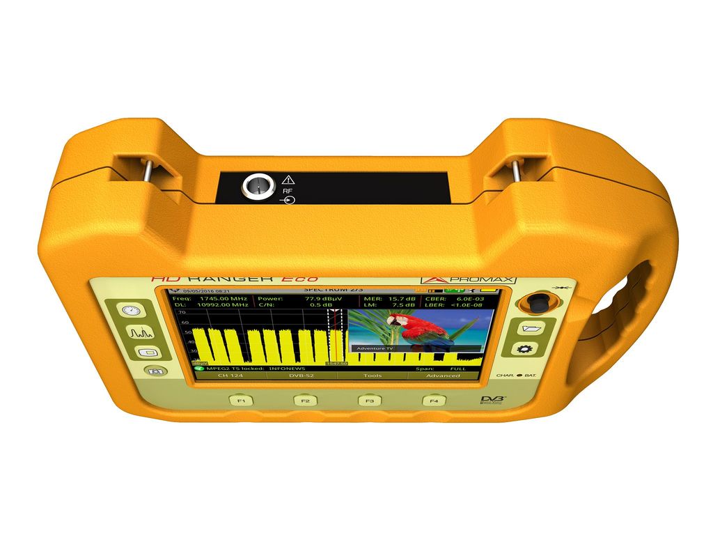 Promax HD Ranger Eco: TV signal and spectrum analyzer