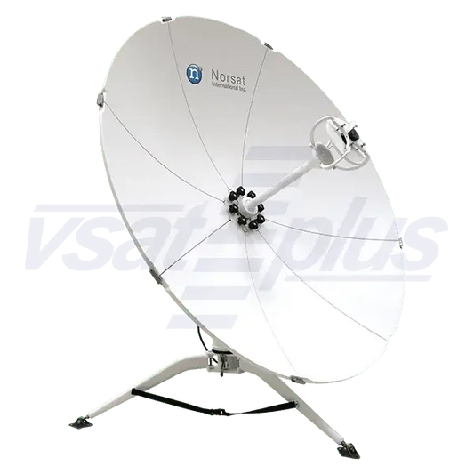 Norsat WFM120KU WAYFARER 1.2m Ku-Band Manual Flyaway Antenna