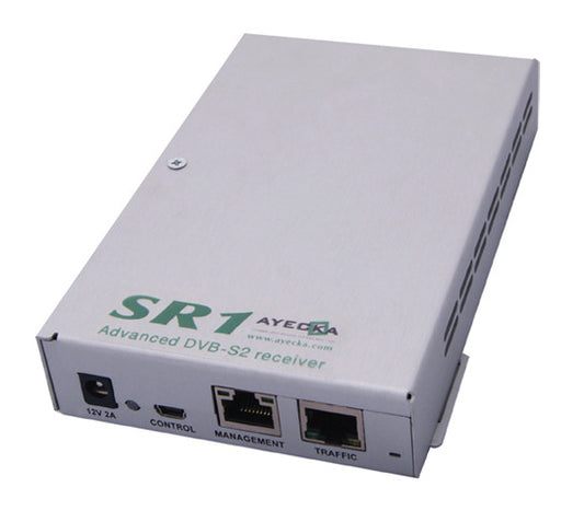 Ayecka SR1 Advanced DVB-S2 Receiver GigE interface