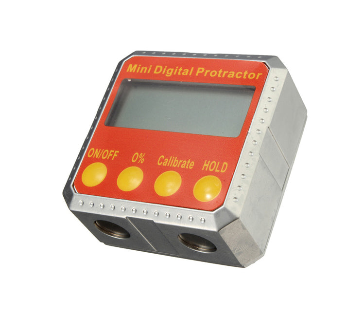 Mini Protractor Parallel Mini Digital Protractor Inclinometer with 2 sides Magnets Level Box