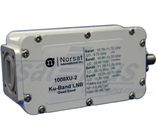 Norsat 1008XUF(N)-2 Quad-Band Universal External Reference LNB