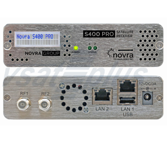 Novra S400 Pro DVB-S2 Satellite IPTV Receiver Router