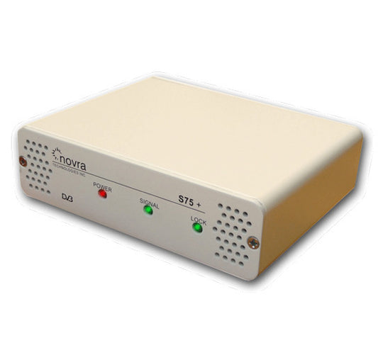 Novra S75+ DVB-S Data Receiver Datasheet
