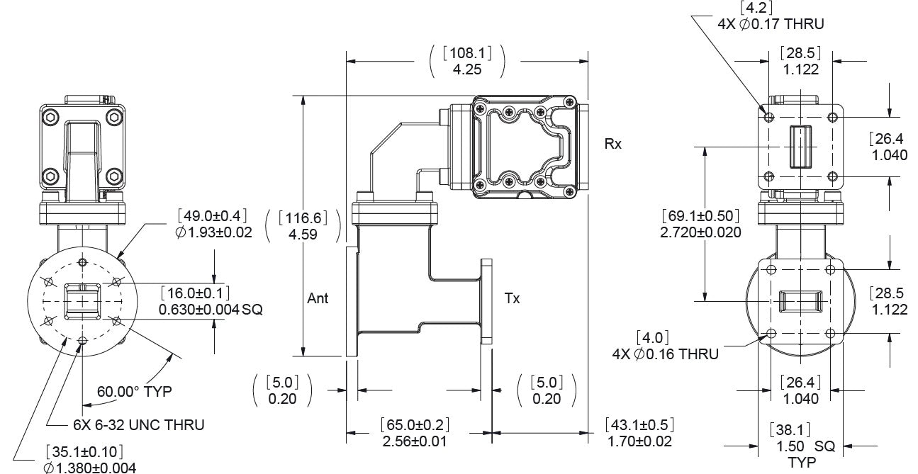 Ku-Band OMT Transmit Reject Filter – Compact