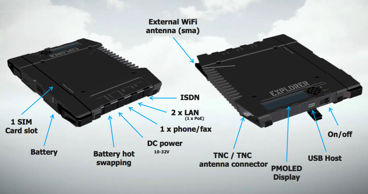 Cobham EXPLORER 710 Inmarsat BGAN Terminal