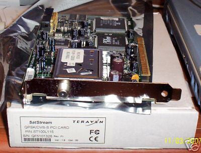 Terayon Satstream QPSK / DVB-S PCI Cards ST100L115