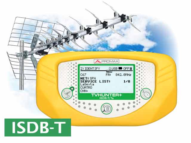 Promax TVHUNTER+ ISDB-T: Digital Terrestrial Television Hunter for ISDB-T/Tb