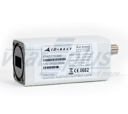iDirect E0001110-0001 DiSEqC 22 kHz Universal Ku-Band PLL LNB (NJR2842A1)