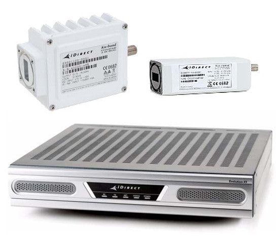 I Direct 5000 Router iDirect X5 Satellite Router and 3W Universal Ku-Band PLL Bundle