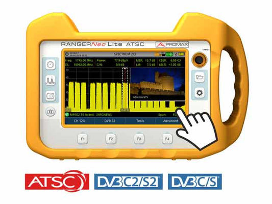 Promax RANGERNeo Lite ATSC: Multifunction TV Signal & Spectrum analyzer