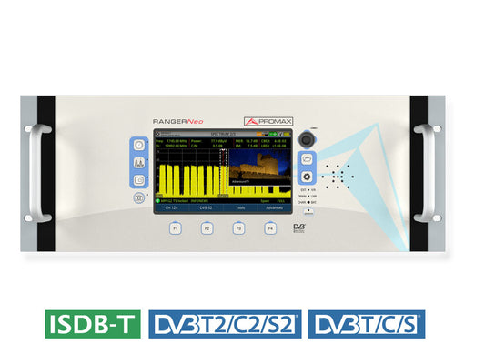 RANGER Neo Rack Lite: Multifunction 19” rack-mount spectrum analyzer